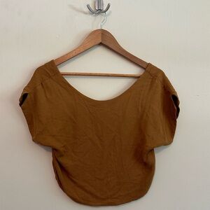 Whimsy + Row Cropped Shirt Size S